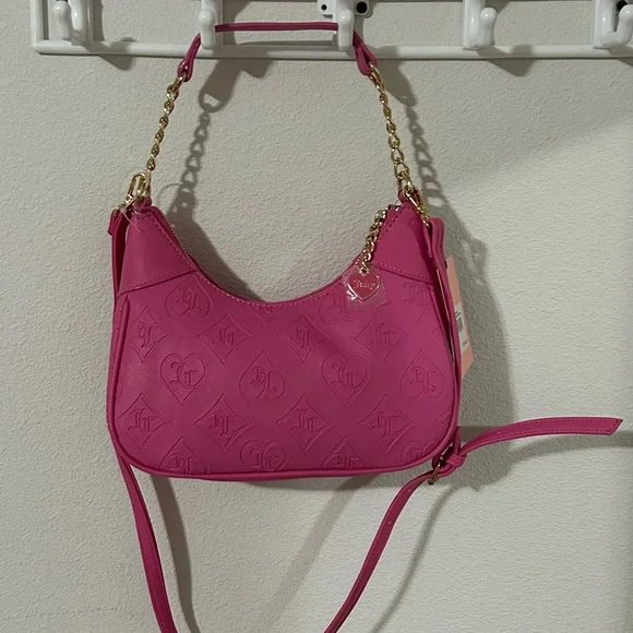 Rare NWT Juicy Couture Good Times Shoulder Bag Juicy Pink - Picture 2 of 15